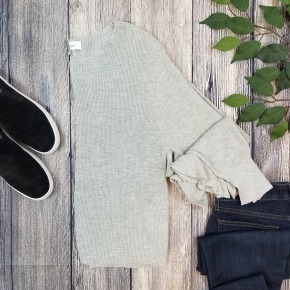 John + Jenn Luna Ribbed Ruffled Pullover Sweater - Picture 3 of 10